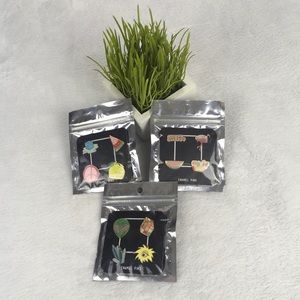 Fun Enamel Pins 3 Pack ( 4 pins each ) New